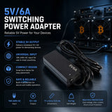 5V/6A Power Adapter for Mining Devices
