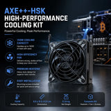 AXE++-HSK Heatsink & Fan Kit (150W) - High-Performance Cooling