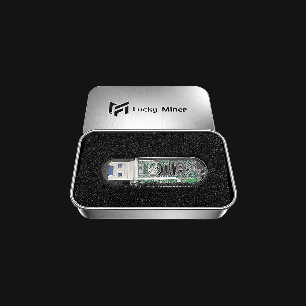 Lucky Miner LV03 Palm-Sized Bitcoin Miner | 250KH/s SHA-256, 1W