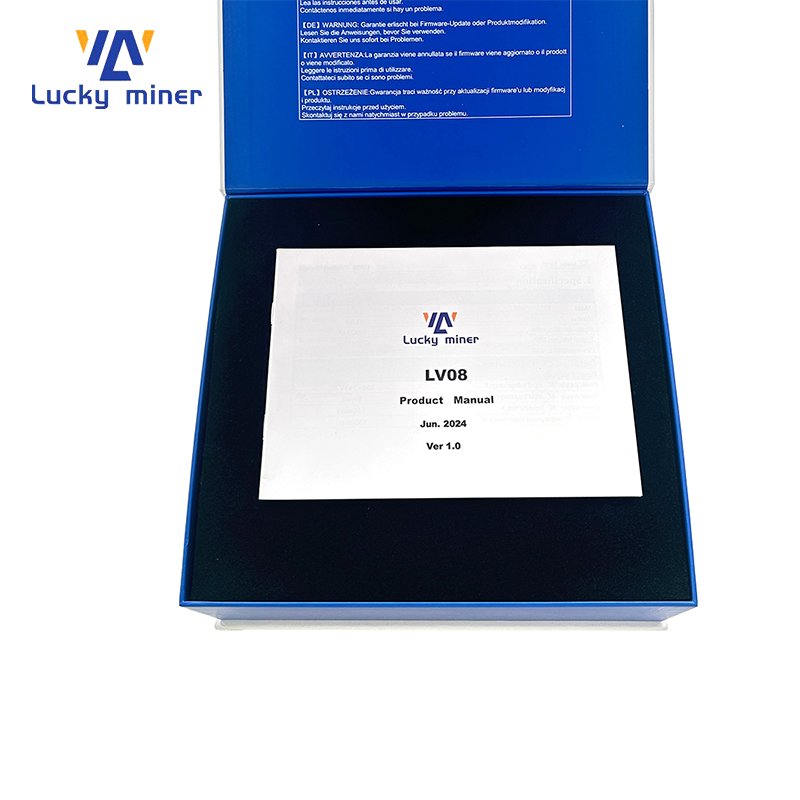 Lucky Miner LV08 Quiet Home Miner | 4.2TH/s SHA-256, 120W BM1366