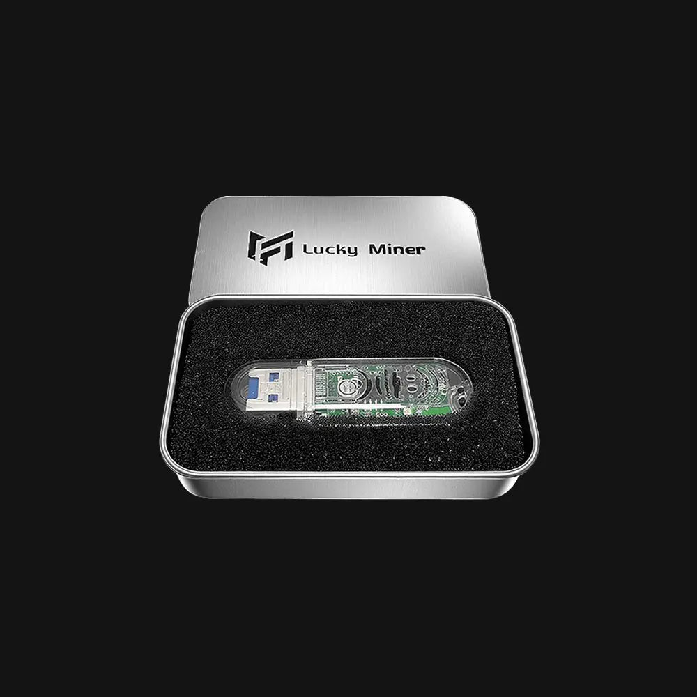 Lucky Miner LV03 Palm-Sized Bitcoin Miner | 250KH/s SHA-256, 1W