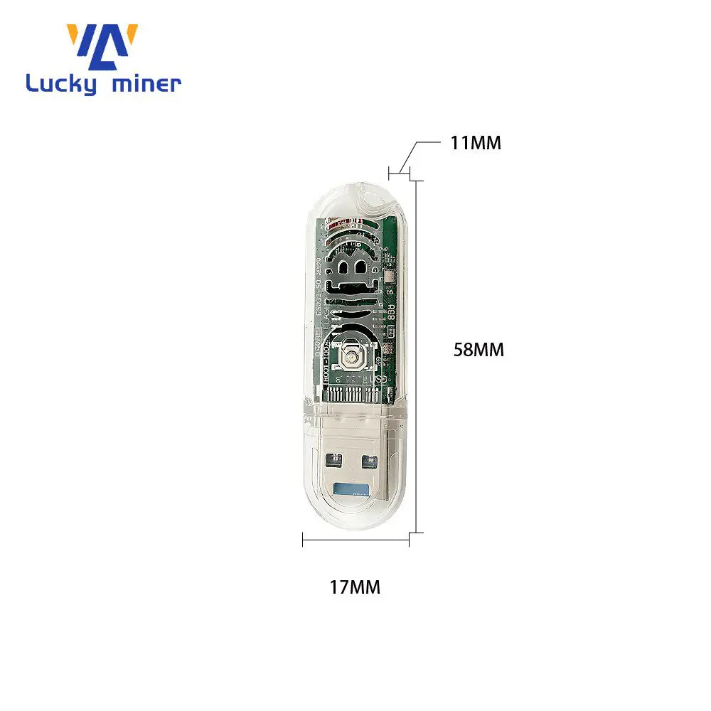 Lucky Miner LV03 Palm-Sized Bitcoin Miner | 250KH/s SHA-256, 1W