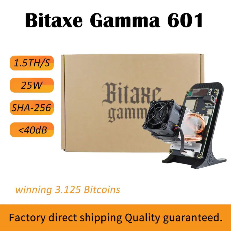 Bitaxe Gamma 601 1.5T - Open Source Desktop SHA-256 Miner