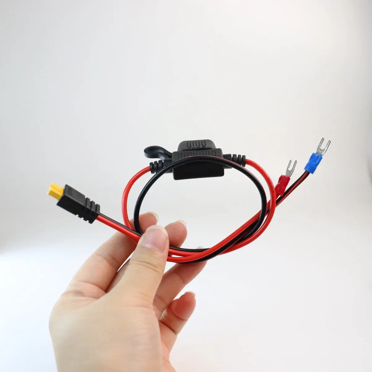 XT30 to XT30 Power Cable - 16AWG, 350mm, with 15A Fuse