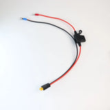 XT30 to XT30 Power Cable - 16AWG, 350mm, with 15A Fuse