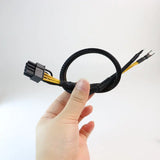 PCIe 6+2 Pin Power Cable - 18AWG, 350mm