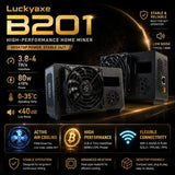 Luckyaxe B201 Balanced Home Miner | 4TH/s SHA-256, 80W with XT30