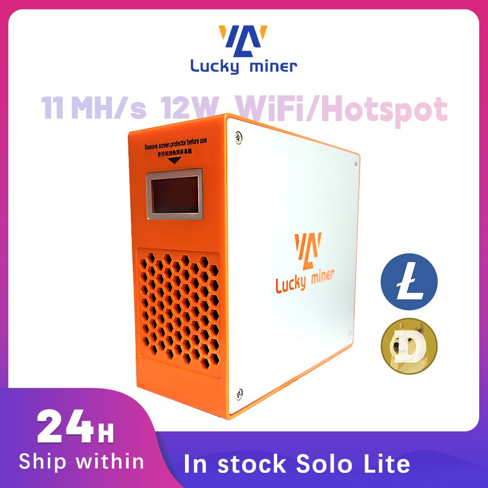 Lucky Miner LG07 Scrypt Miner | 11MH/s LTC & DOGE, 15W Ultra-Low Power