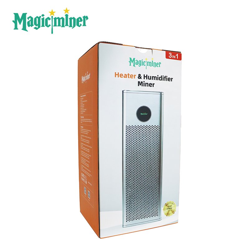 Magicminer FM01 – SHA-256 Crypto Miner with Heating & Humidifying | 30 TH/s, Silent Mode, Home Use