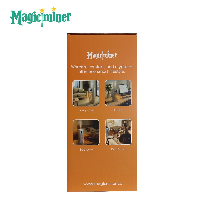 Magicminer FM01 – SHA-256 Crypto Miner with Heating & Humidifying | 30 TH/s, Silent Mode, Home Use