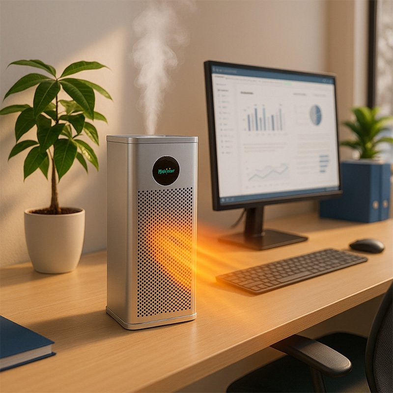 Magicminer FM01 – SHA-256 Crypto Miner with Heating & Humidifying | 30 TH/s, Silent Mode, Home Use