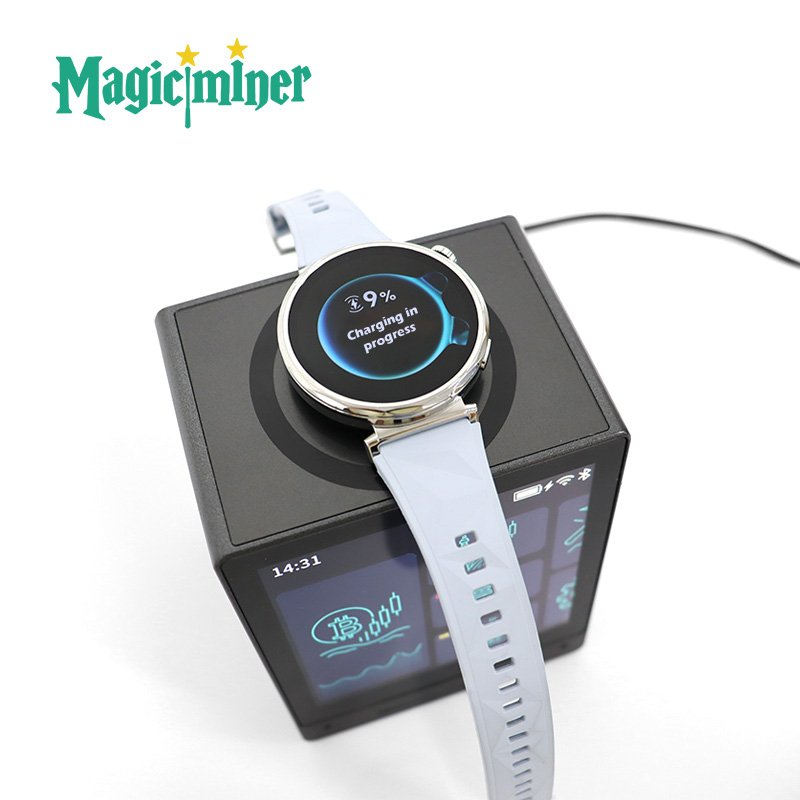 Magicminer MO01 – SHA-256 Mini Crypto Miner | 770 Kh/s, 17W Ultra-Low Power, Desktop Data Terminal