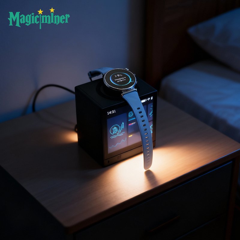 Magicminer MO01 – SHA-256 Mini Crypto Miner | 770 Kh/s, 17W Ultra-Low Power, Desktop Data Terminal