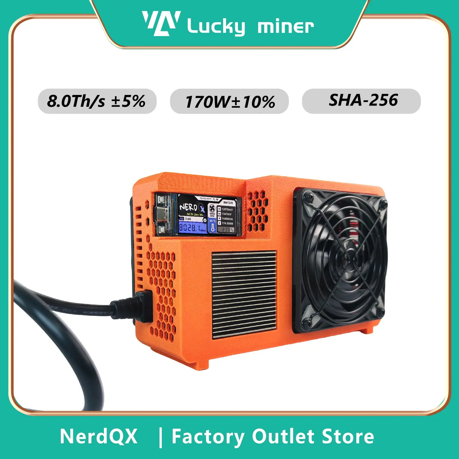 NerdQX - Open Source Desktop Miner (7.8TH/s)