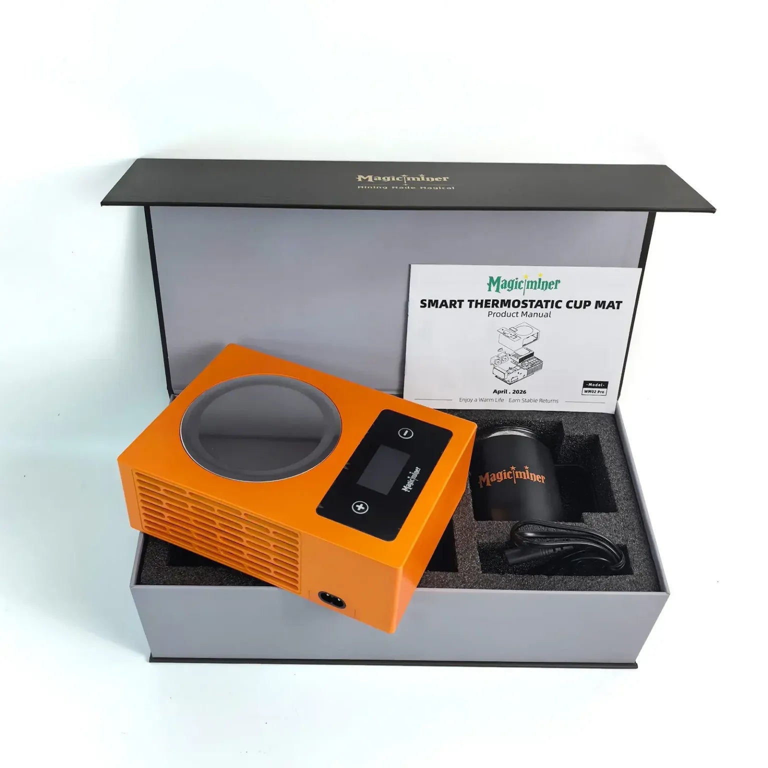 Magicminer WM02 Pro – 2-in-1 Crypto Miner & Beverage Heater | 550MH/s Scrypt